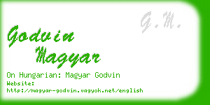 godvin magyar business card